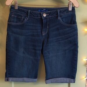 Women's Apt. 9 Bermuda Denim Cuff Shorts 6